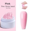 3 Bottles 15ml*3 Solid Builder Gel for Nails Sculpture 3D Gel Nail Poly Extension Gel Builder Pink/Clear/White Easy Extension 5