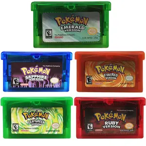 New Pokemon Nostalgia GBA Game Cards Eevee Emerald Stone Dragon Doubles  FireRed Legends No box Enlish version Gifts Toys - AliExpress