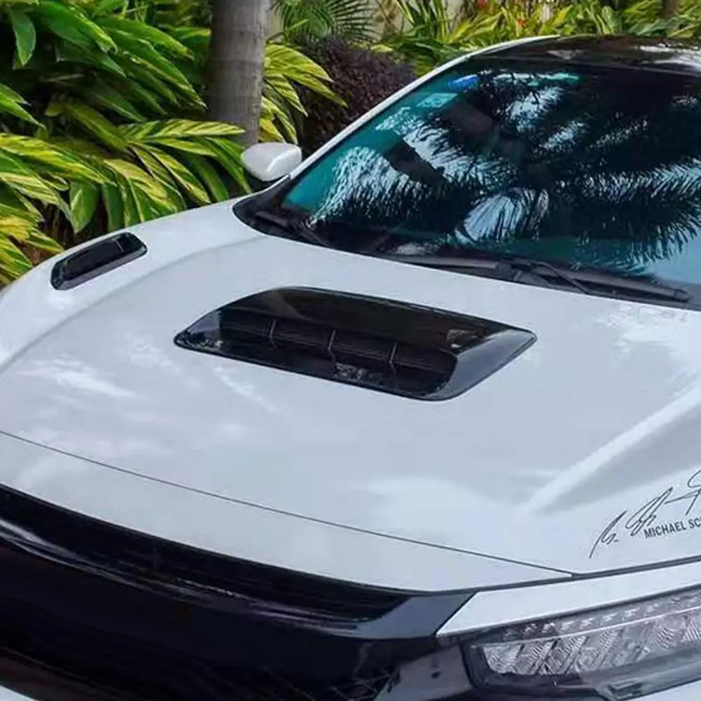 

for Car Anti-scratch Practical Sticker Fake Engine Cover ABS Car Styling Air Vents Outlet for Car