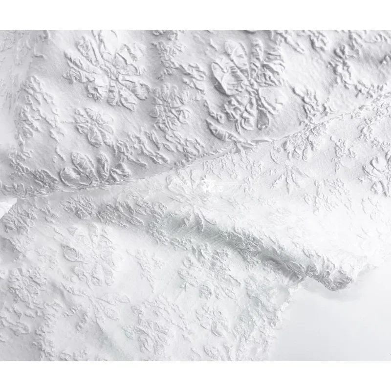 専用 hiand Flower Jacquard（white） Amazon.com: KKJIAF White Satin Jacquard Fabric 2 Yard, 60