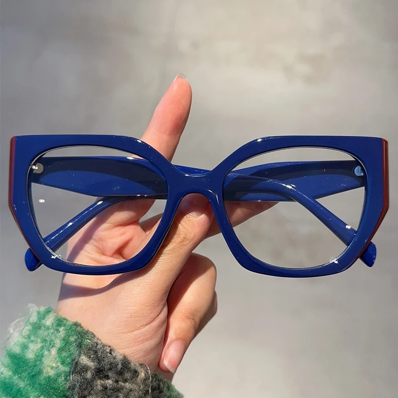 Women glasses Cat Eye Oversized Non-prescription Eyewear Party Spectacles