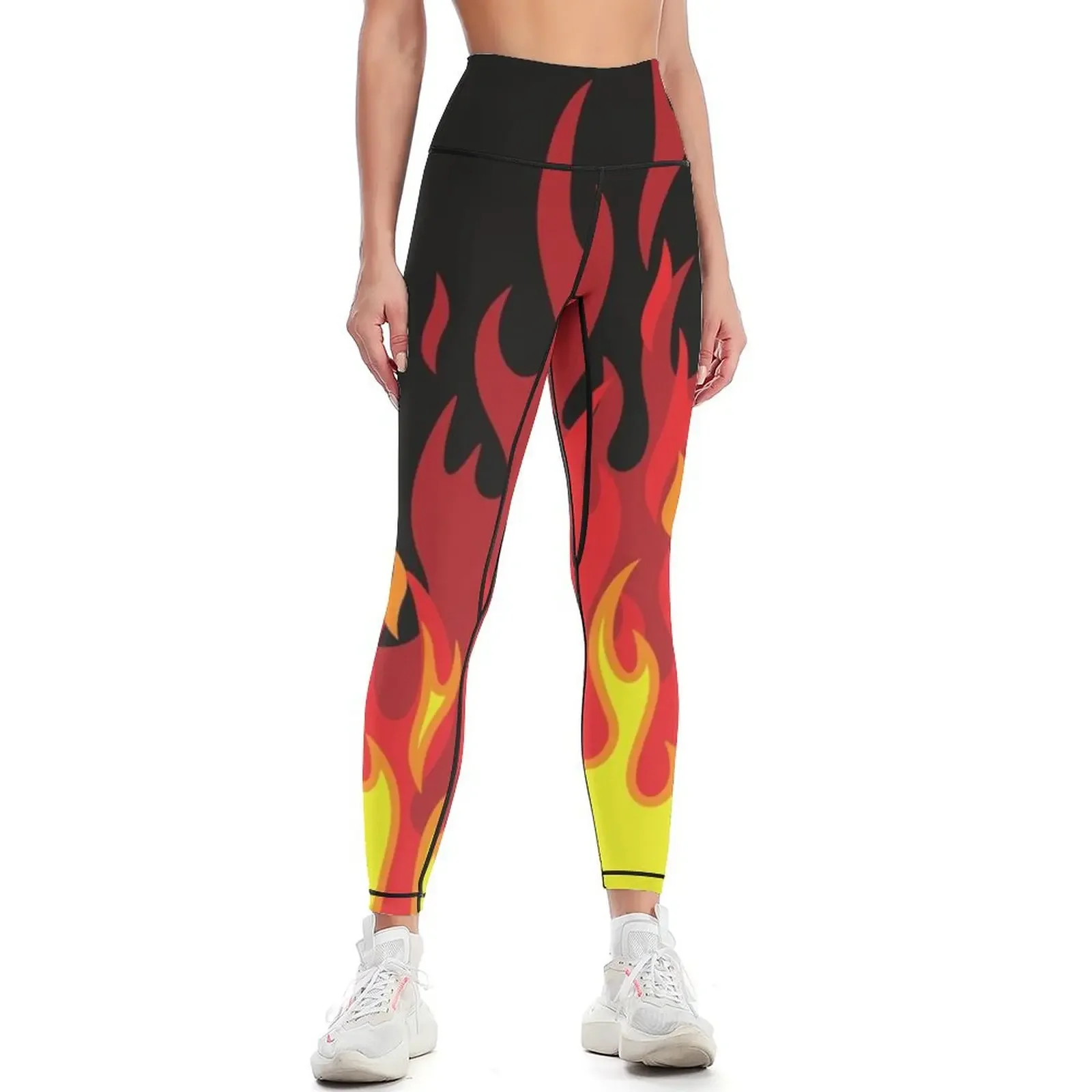 On Fire Mask Leggings Legging sport Sports female Legging sexy woman legging pants raises butt Womens Leggings