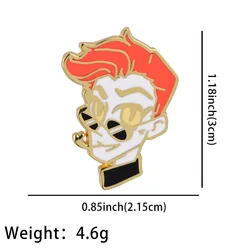 Good Omens Enamel Lapel Pin - Classic Movie - Inspired Fashion Accessory and Thoughtful Friendship Gift (1)