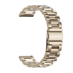 Stainless Steel Metal Watchband Replacement Strap for Redmi 5 Active (Light Gold Metal)