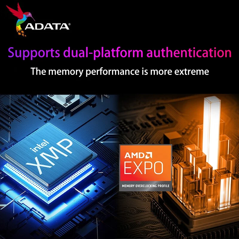 ADATA DDR5 RAM, RGB 데스크탑 메모리, 6000MHz, 6400MHz, 16GB, 24GB, 32GB, XPG DDR5 D300G 메모리 모듈, 방열판 포함