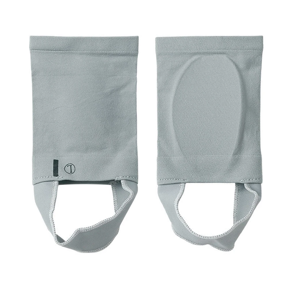 1Pair Arch Support Sleeve Cushioned Soft Elastic Gel Pad Fabric Arch Sock for Flat Foot Pain Relief Plantar Fasciitis Heel Spurs