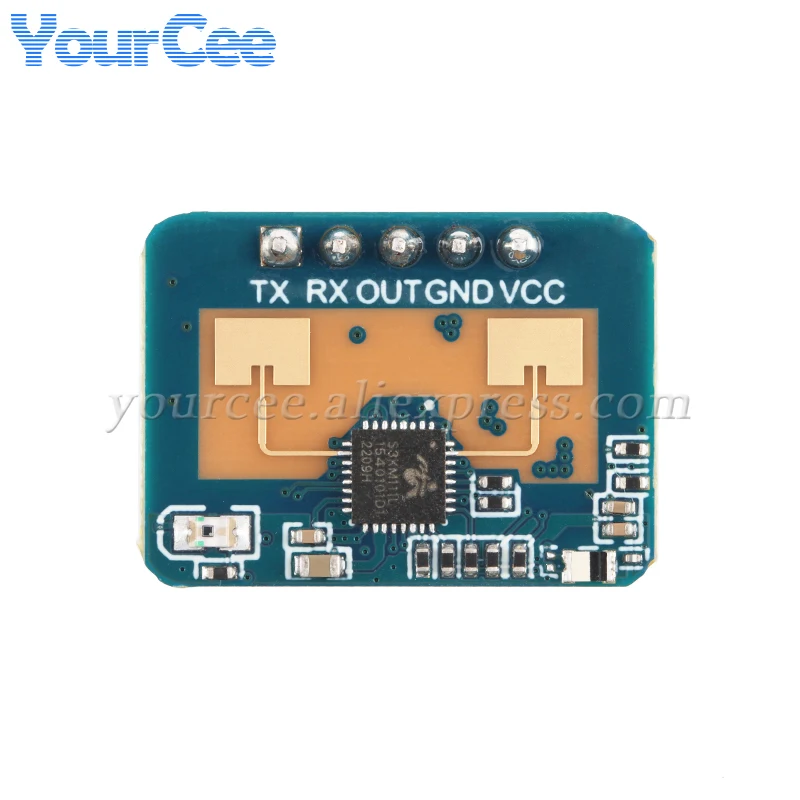 5 Stuks/1Pc HLK-LD2410C Ld2410c 24Ghz Menselijke Aanwezigheid Sensor Millimeter Golf Radar Module Niet-Contact Hartslag Bewegingsdetectie