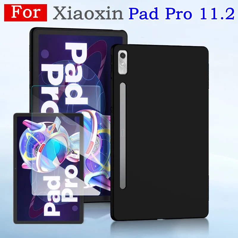 Capa de Silicone Macia para Tablet Lenovo Capa Protetora Traseira Xiaoxin Pad P11 Gen Gen Gen 2023 11.2