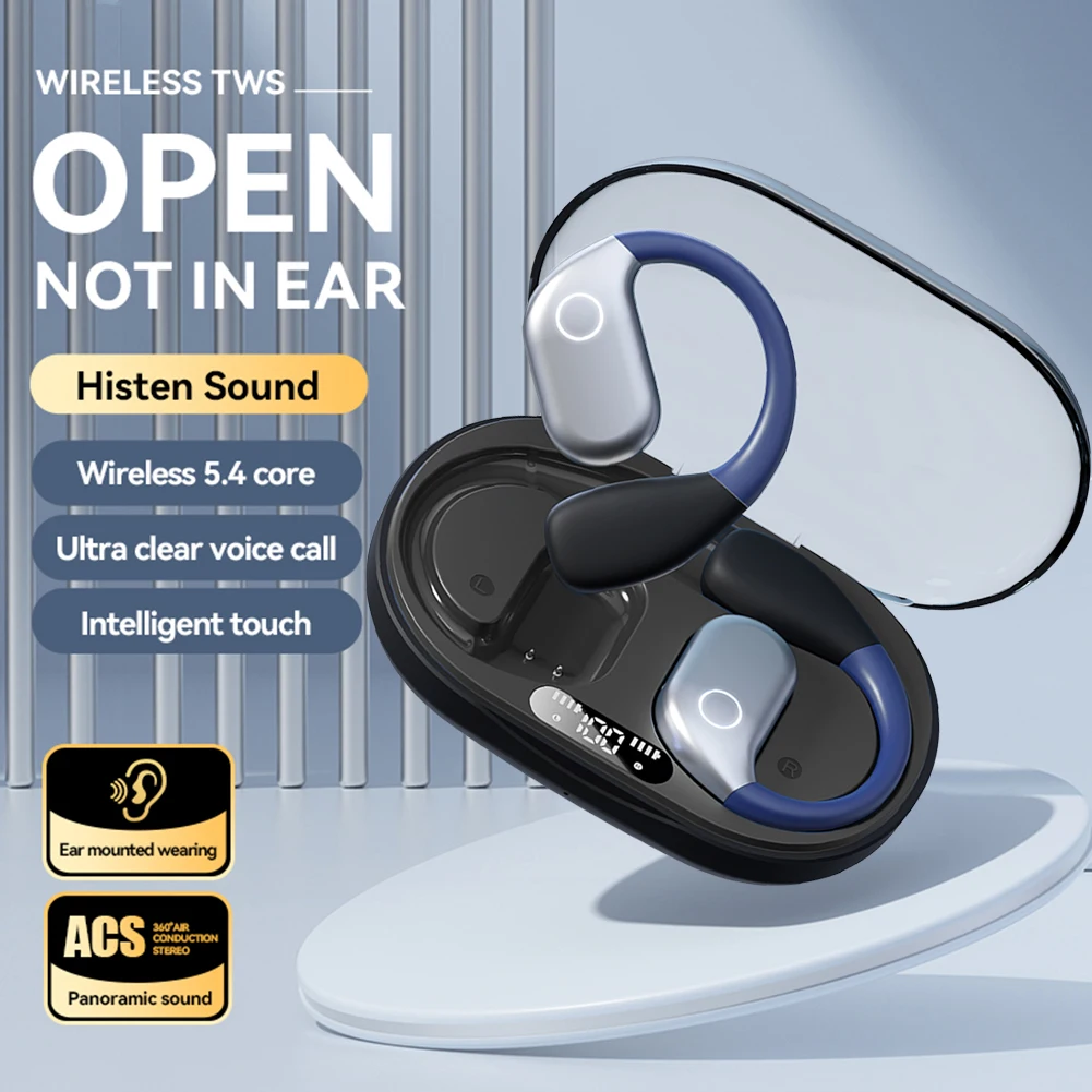 Translator Earphones Translator Earbuds Language Translation Earbuds 144 Languages Long Battery Life Real-time Two-Way Earbuds for Android and iOS