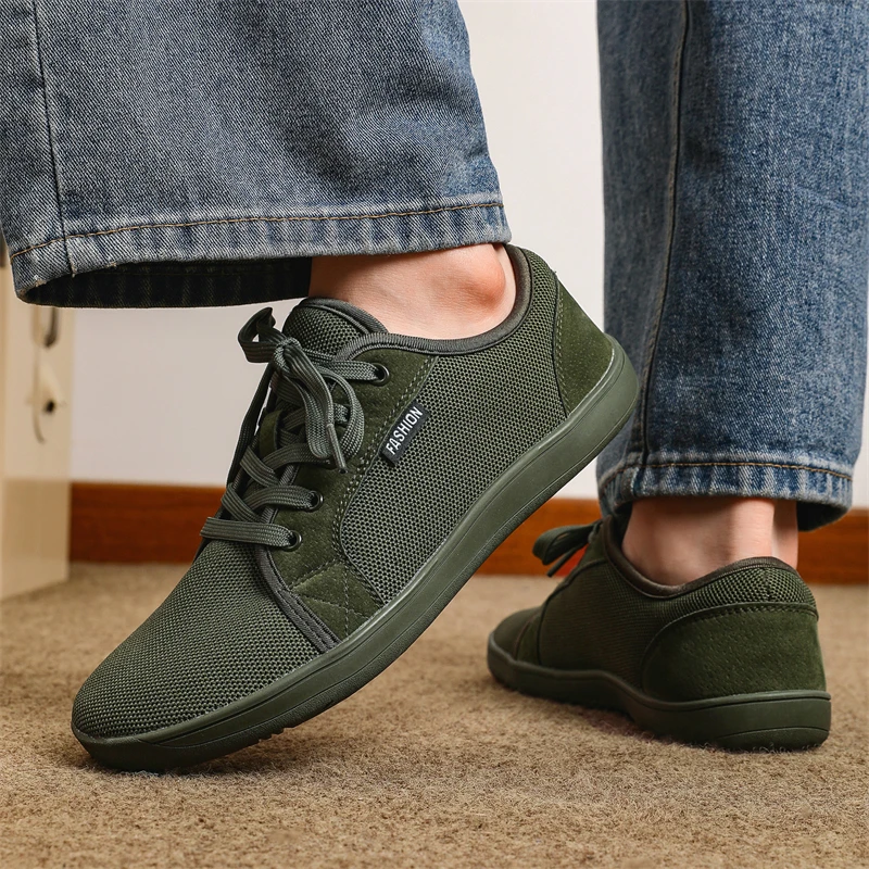 PUAMSS Men's Wide Minimalist Barefoot Shoes Walking Sneakers| Zero Drop Sole Shoes for Men Sneakers 6
