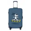Funny Snoopy Suitcase Cover Vacation Practical Luggage Case Travel Protector 2