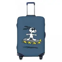 Funny Snoopy Suitcase Cover Vacation Practical Luggage Case Travel Protector 2