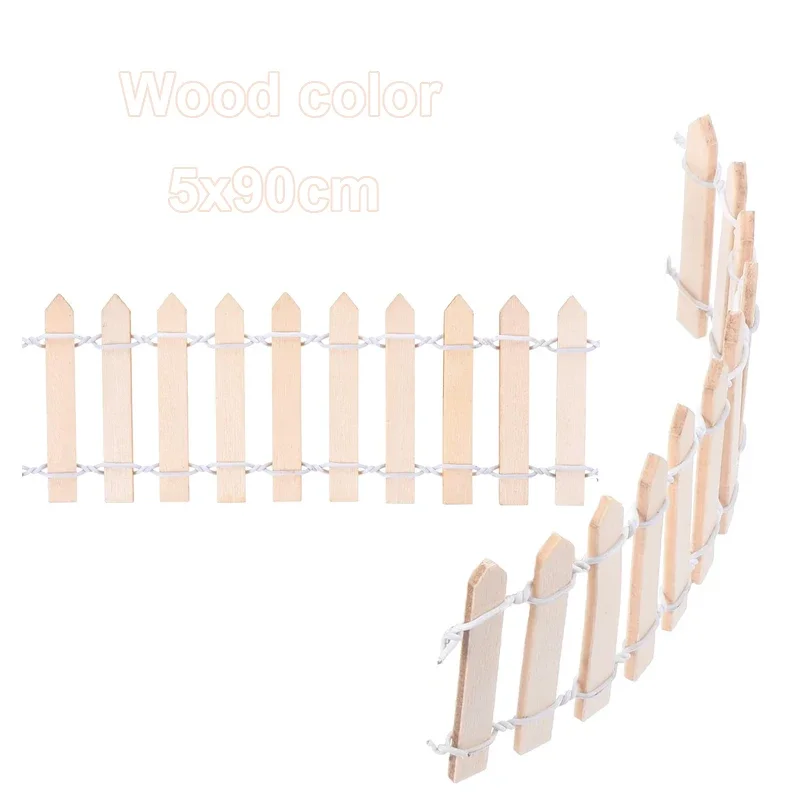 Zwenjuan Mini Clôture Jardin,2 Pièces Miniature Clôture En