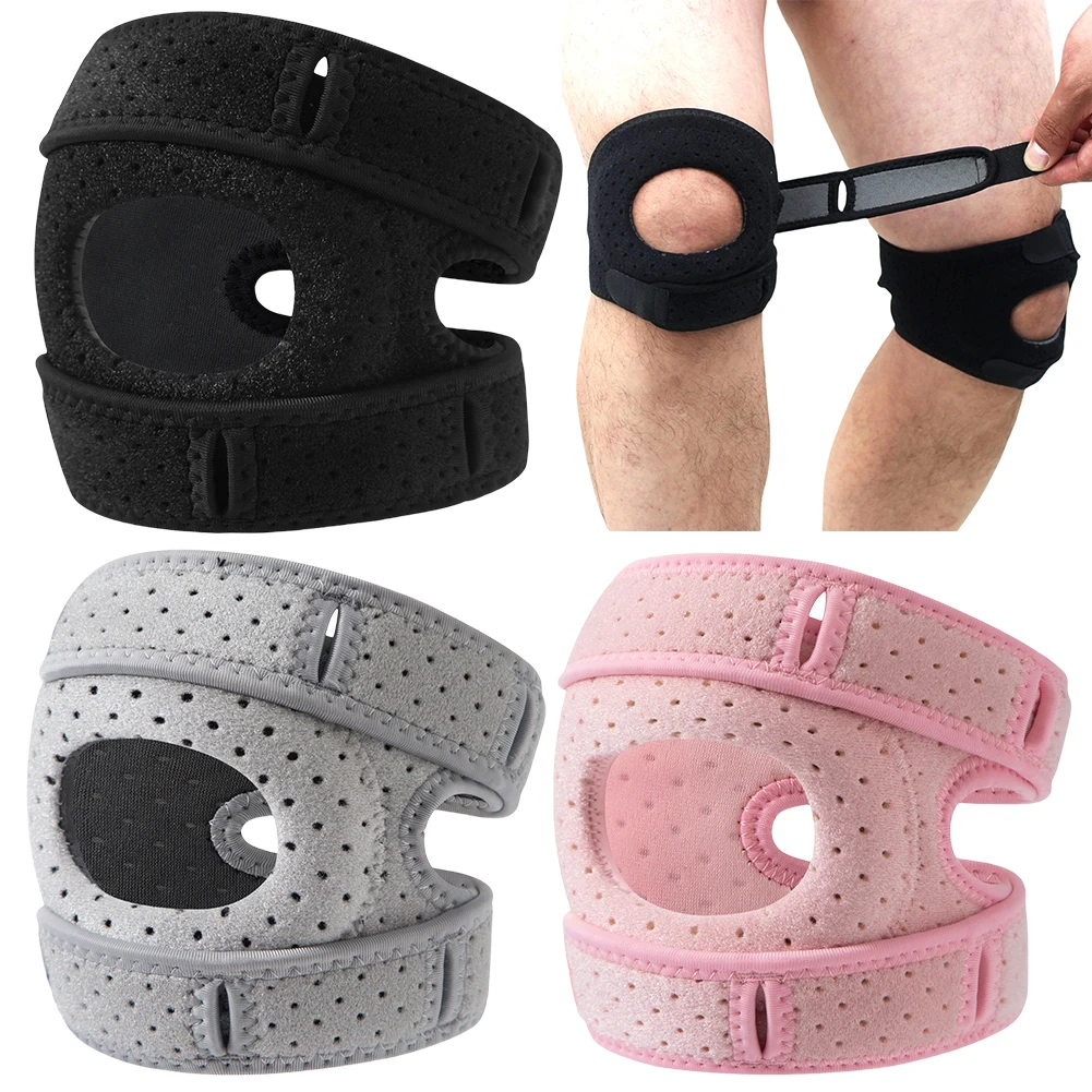 Neoprene Adjustable Knee Compression Sleeve for Athletic Support