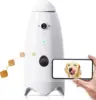 Home Full HD Pet Surveillance Camera - 2.4G WiFi App Control,Two-Way Audio, Night Vision, Remote Pet Food Feeder, Smart Dog Food 1