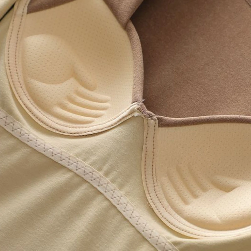 2023 Winter New Women Thermal Underwear Long Johns Set Thickened Thermal Bottoming Shirt Inner Wear Slim-fit casual top