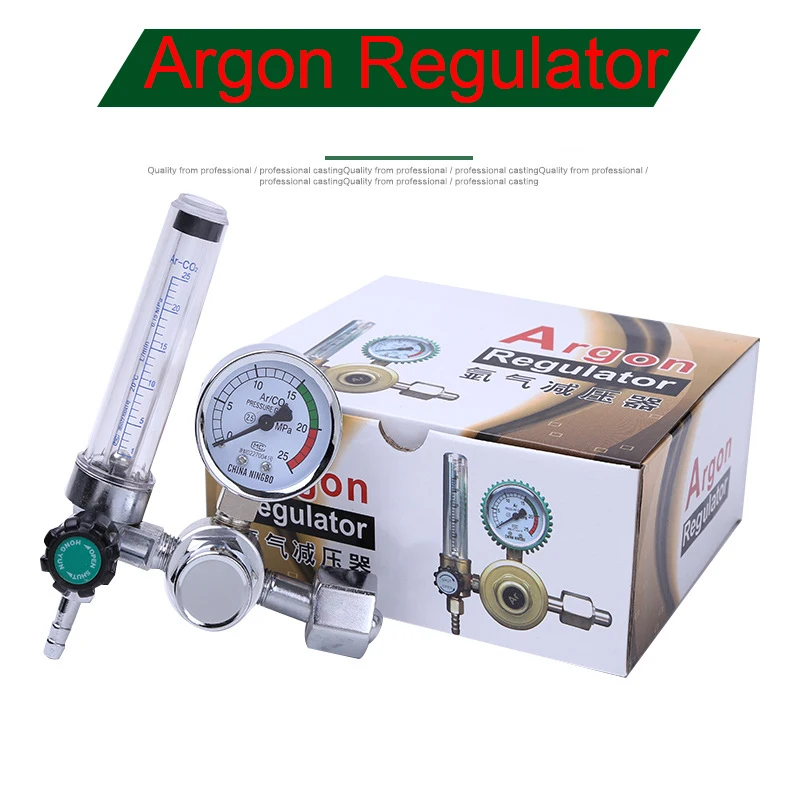 Gas Pressure Regulator Aluminium Alloy 0-25Mpa Argon co2 Air Reducer G5/8