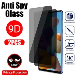 2 - Pack Privacy Shield Tempered Glass Screen Protector - Anti Peeping (For A72)