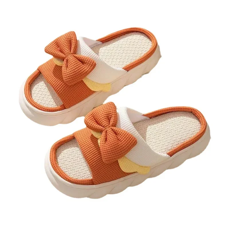Fashion corduroy cross band open toe home slippers women autumn winter warm plush slides ladies bedroom soft sole slippers women slippers warm slippers