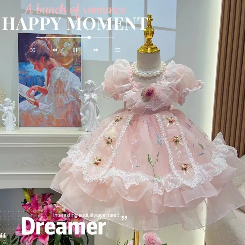 

Girl Princess Lolita Dress Spanish Princess Dress Children's Birthday Dress Prom Dresses Flower Girl Dresses for Weddings