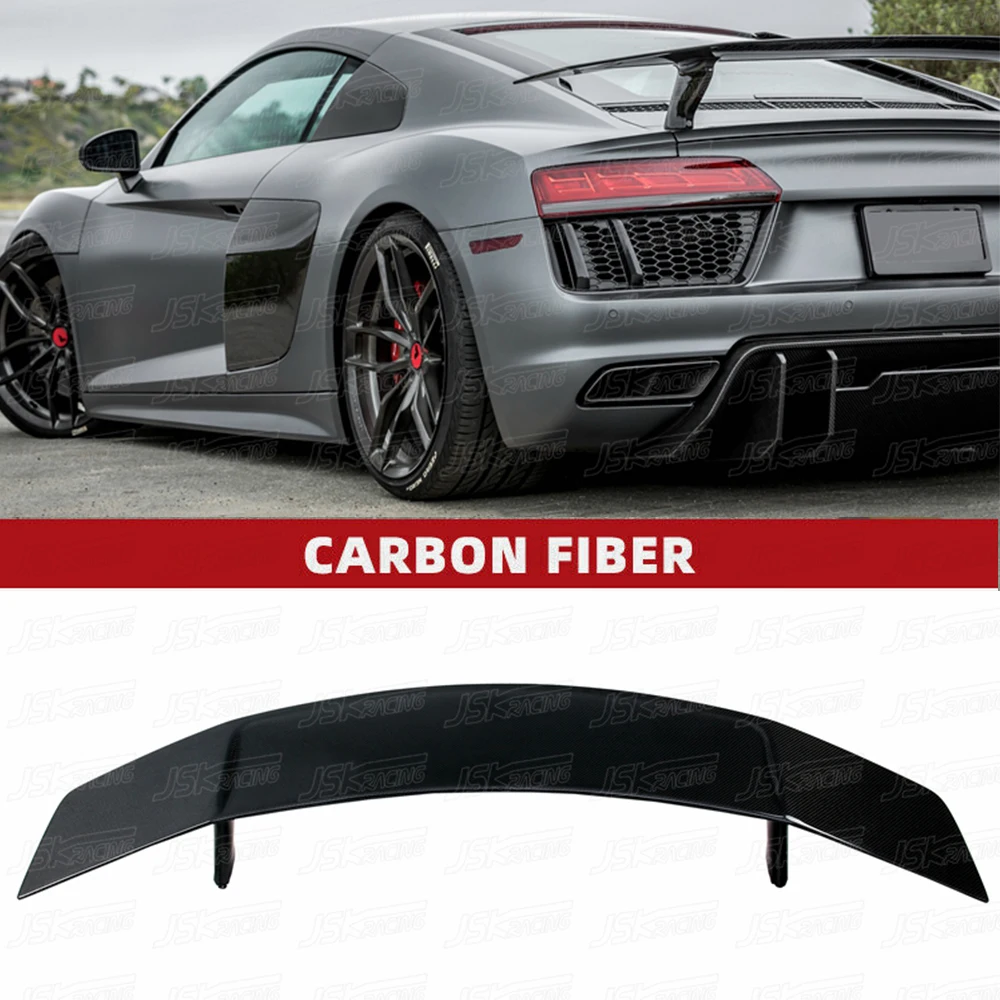 

V-образный задний спойлер из углеродного волокна для Audi R8 2016-2018(JSKADR816007)