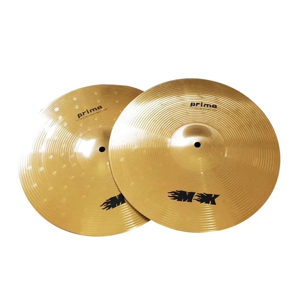MK Prime Series Alloy Cymbals for Drum Set, 14 "Hihats, 16" Crash, 18 "Crashride, 20" Ride, 5 Pieces