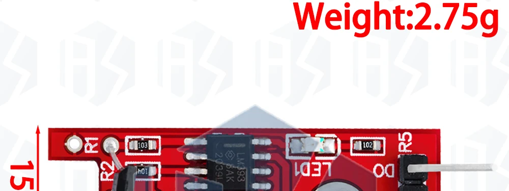 Smart Electronics 4-poliger KY-024 Linearer Magnetischer Hall-Schalter Geschwindigkeitszähler-Sensormodul DIY Starter-Kit KY024 für Arduino – Detail 12