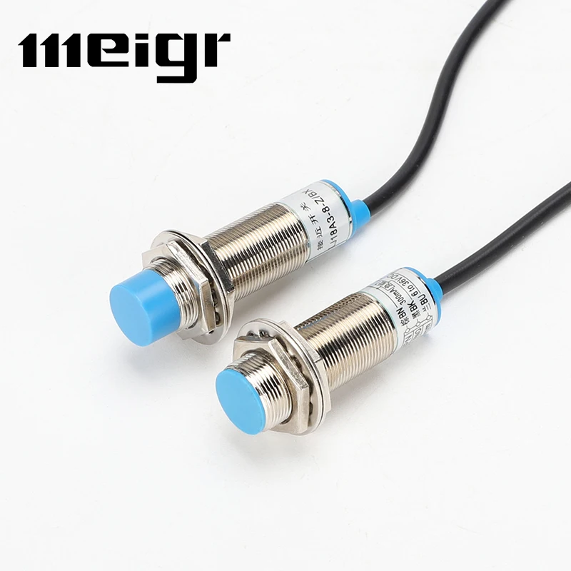 LJ18A3-8-Z/BX LJ18A3-8-Z/BY M18 индуктивный датчик приближения, переключатель обнаружения NPN PNP постоянный ток 6V 36V AC 110V 220V NO NC датчик приближения Sensor