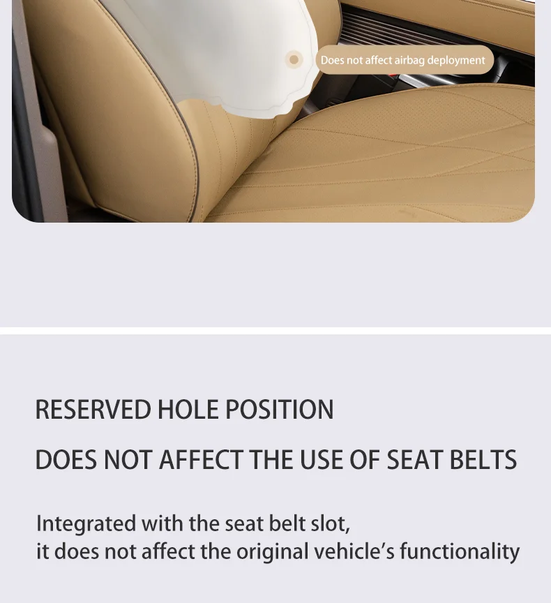 For BYD DENZA D9 2025 2024 Nappa leather seat cover seat cushion Breathable comf
