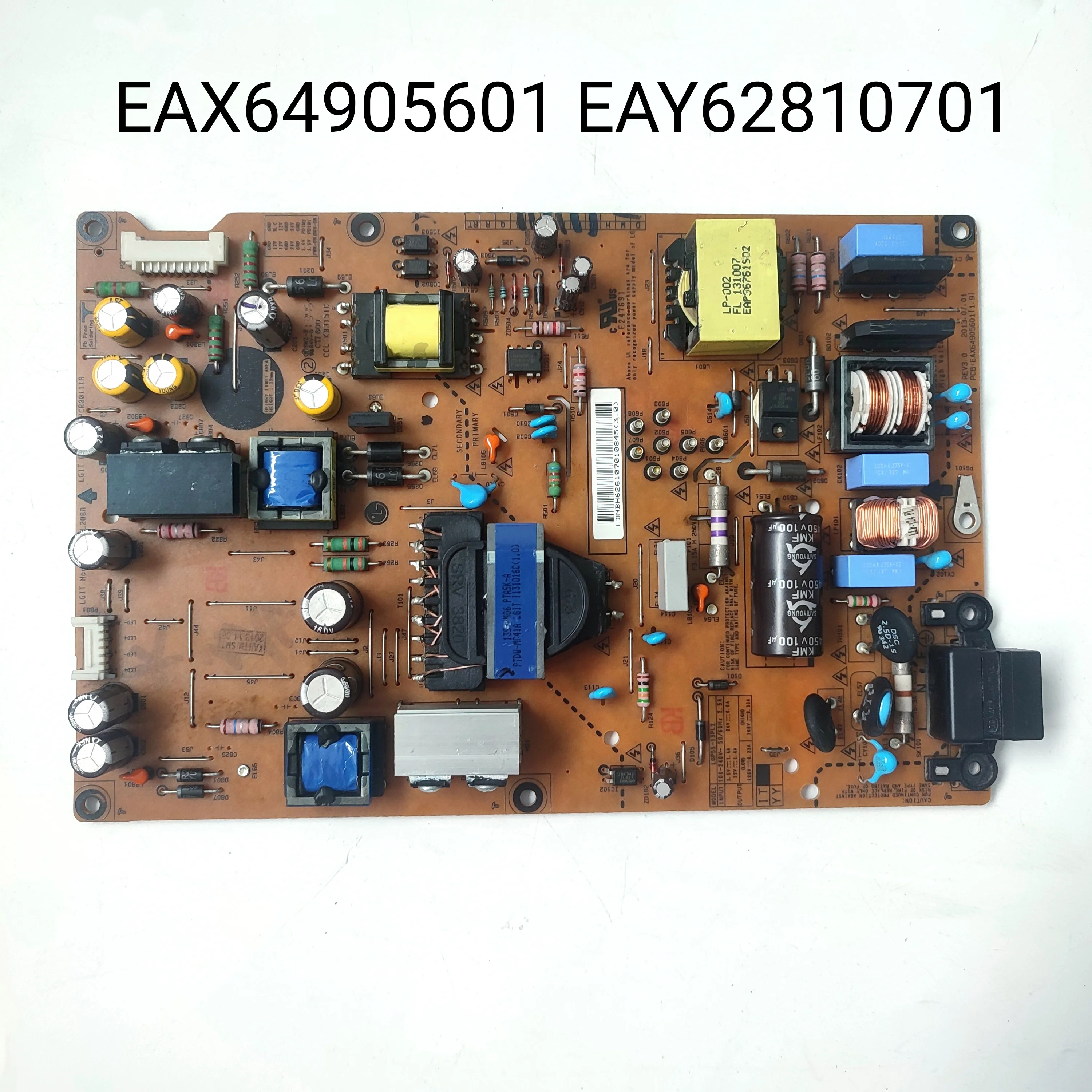 

Genuine Original EAX64905601 EAY62810701 LGP55-13PL2 Power Suppl Board for 55LA6200 55LN5100 55LN5200 55LN549E 55LN5700 55" TV