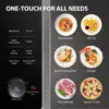 TOSHIBA Countertop Microwave Oven Air Fryer Combo 1.0 cu.ft Inverter Convection Broil Speedy Combi Even Defrost Humidity Sensor 6