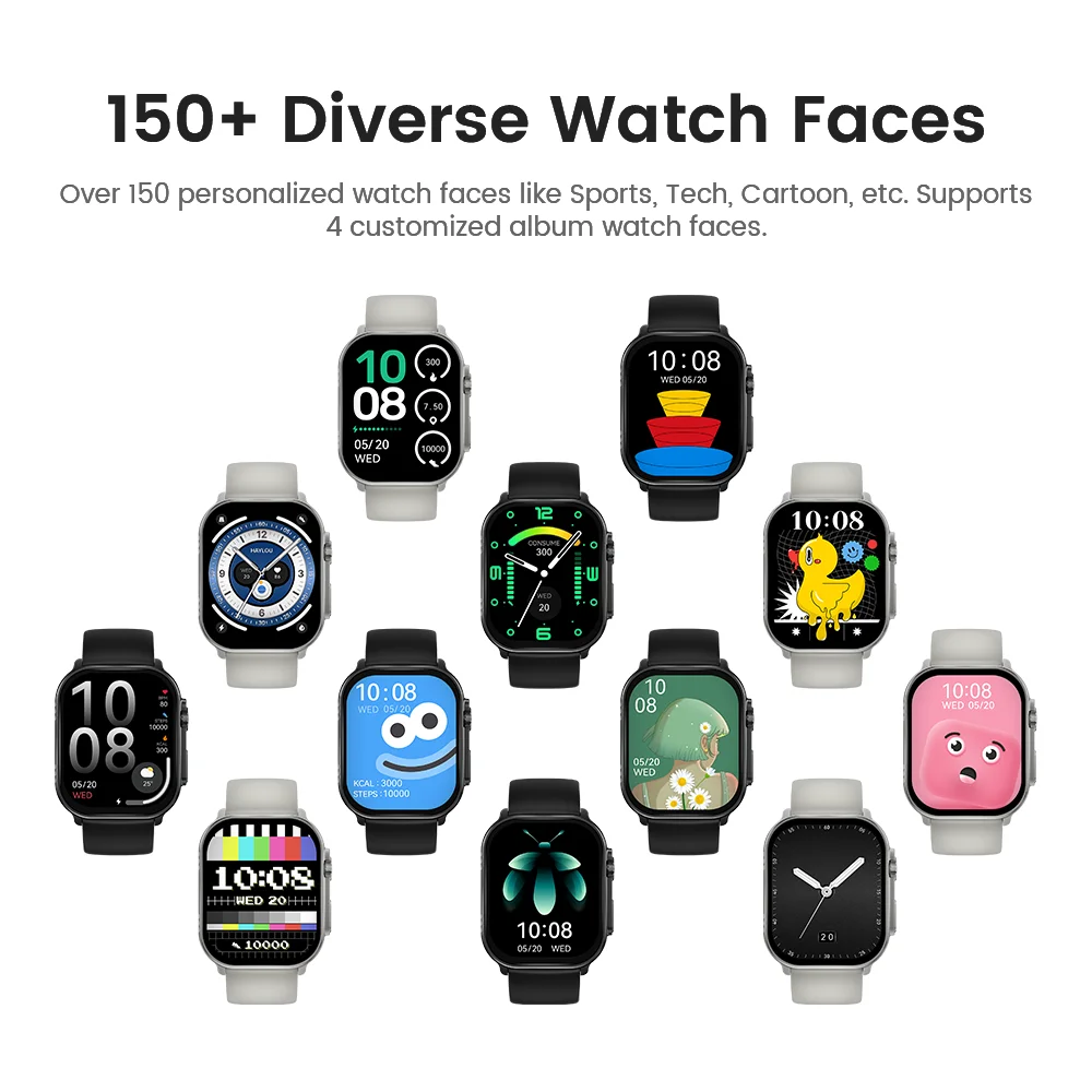 Smart Watch Filwans GTS Smart Watch IP68 Waterproof Swimming Sports Health AMOLED Display Bluetooth Call