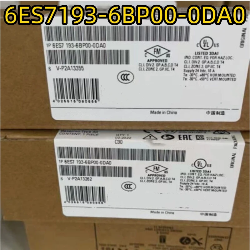 

New ET 200SP, base unit 6ES7 193-6BP00-0DA0 6ES7193-6BP00-0DA0 6ES71 93-6BP00-0DA0 One year warranty Fast shipping