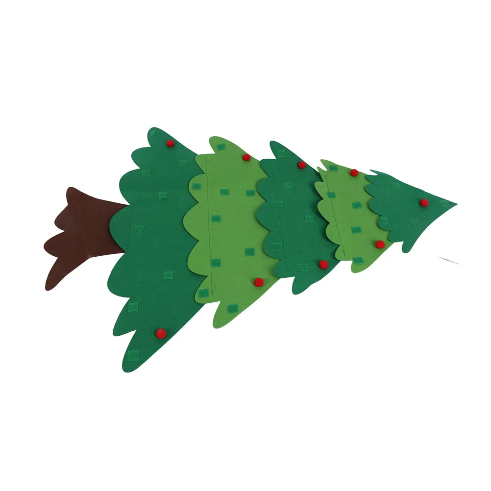 DIY Felt Christmas Tree Christmas Decoration for Home Navidad 2026 New Year Christmas Ornaments Santa Claus Xmas Kids Gifts