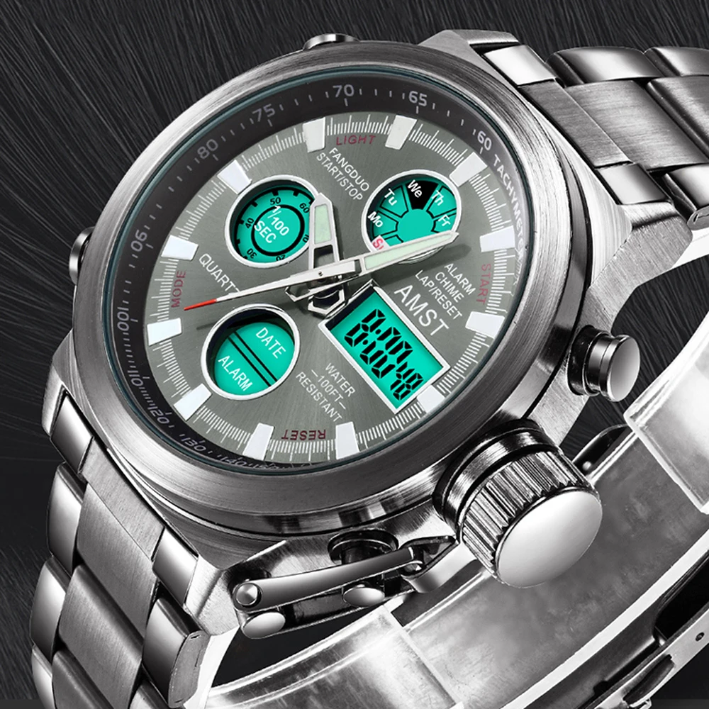 Orologio milare da uomo Orologio impermeabile multifunzionale