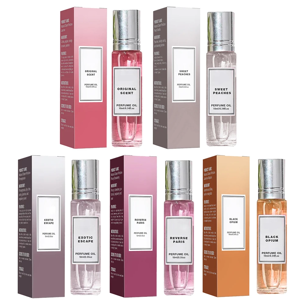 10ml Pheromone Perfume Portable Perfume Long Lasting Roll On Fragrance Attracts Men Enhance Charm & Confidence for Travel Dating