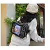 Girls' Ulzzang Backpack  New Niche Design TV Model Cute Ita Bag Japanese Girls' Crossbody Bag Fashionable Hand-held Shoulder Bag 2