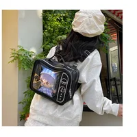 Girls' Ulzzang Backpack  New Niche Design TV Model Cute Ita Bag Japanese Girls' Crossbody Bag Fashionable Hand-held Shoulder Bag 2