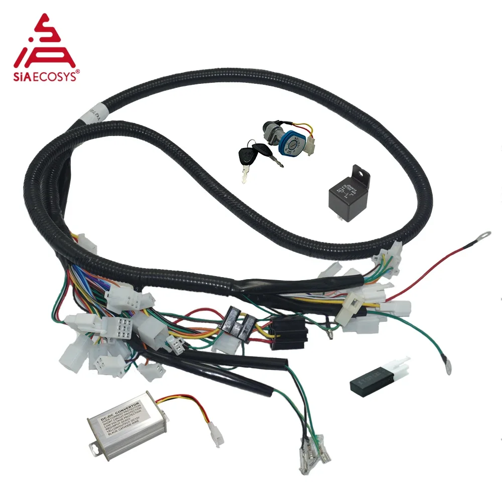 Fardriver Vehicle Wiring Harness Plug and play for Fardriver Hall Encoder Controller Electric Bike Controller and Display System