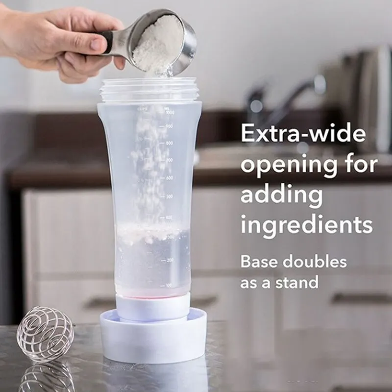 Description Picture 5 of item1PC Hand Shake Batter Dispenser Batter Mixer Bottle With Scale Cupcake Pancake Crepe Batter Dispenser Kitchen Baking Accessories