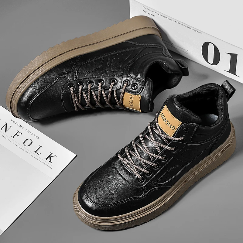 

Men's Lightweight Comfortable Work Shoes Non-Slip Casual Sneakers for Outdoor Trailing Trekking Walking