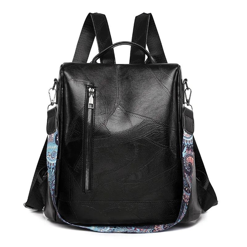 Vintage Women's Backpack 2024 New Large Capacity Outdoor Travel Backpack Casual Ladies Bag