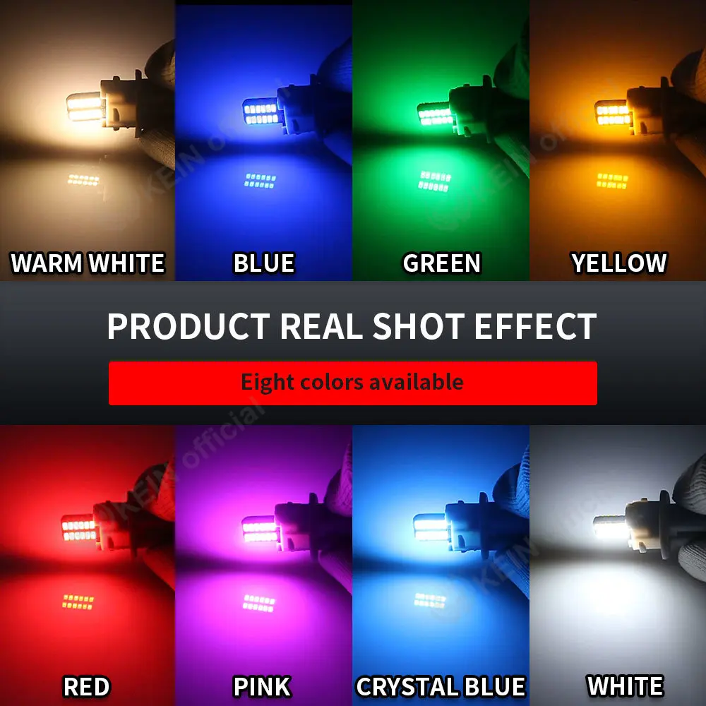 KEIN 4PCS C5W Led Light C10W SV8.5 T10 Festoon BA9S 31 mm 28mm Warm White 31mm 36mm 39mm 41mm Lamp Red 12V 24V Car Interior Bulb