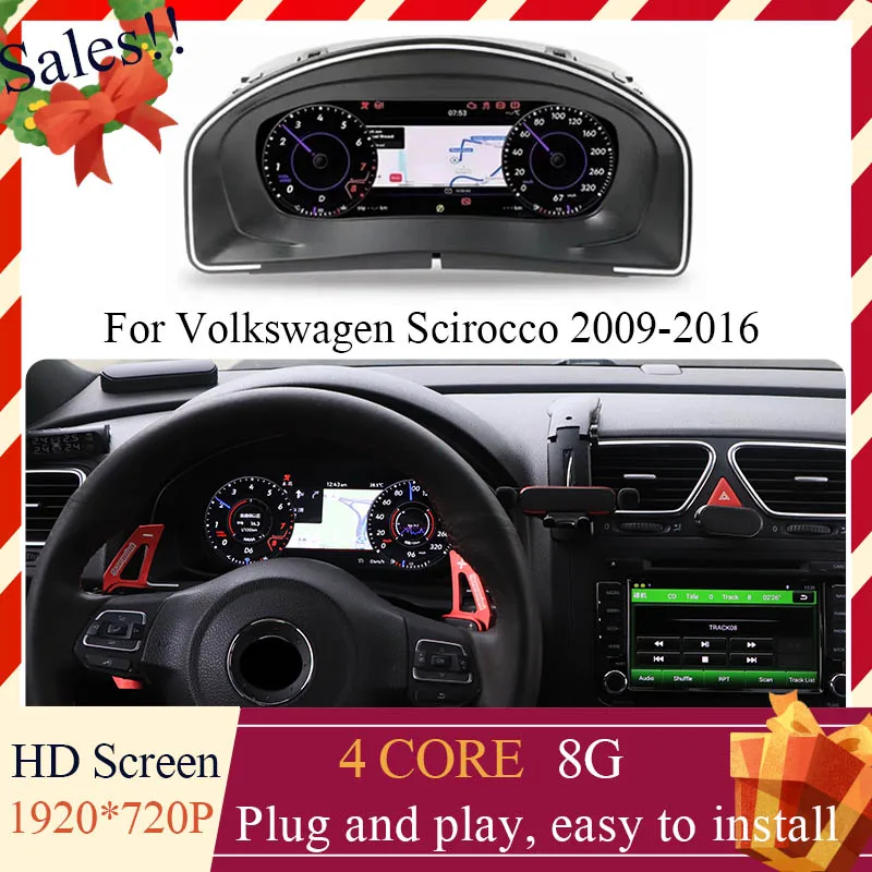 MOOWI Palettes De Volant De Voiture Pour VW Scirocco 2009-2015
