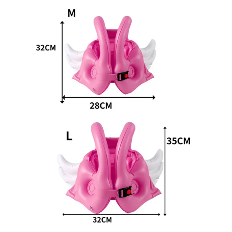 Swim Vest Life Jacket for Kids 2-8Y with Security Buckle Floats for Toddlers Inflatable Floaties Swim Training Pool Accessories