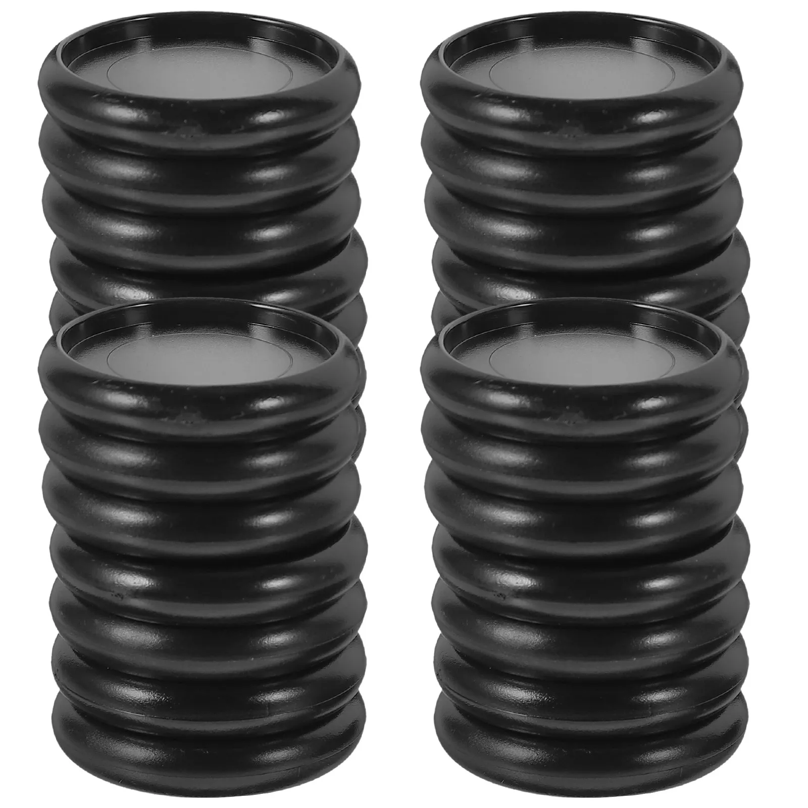 44Pcs 플라스틱 바인딩 디스크 라운드 바인더 링 루스 리프 바인더 디스크바운드 확장 디스크 사무실 가정 학교 사용