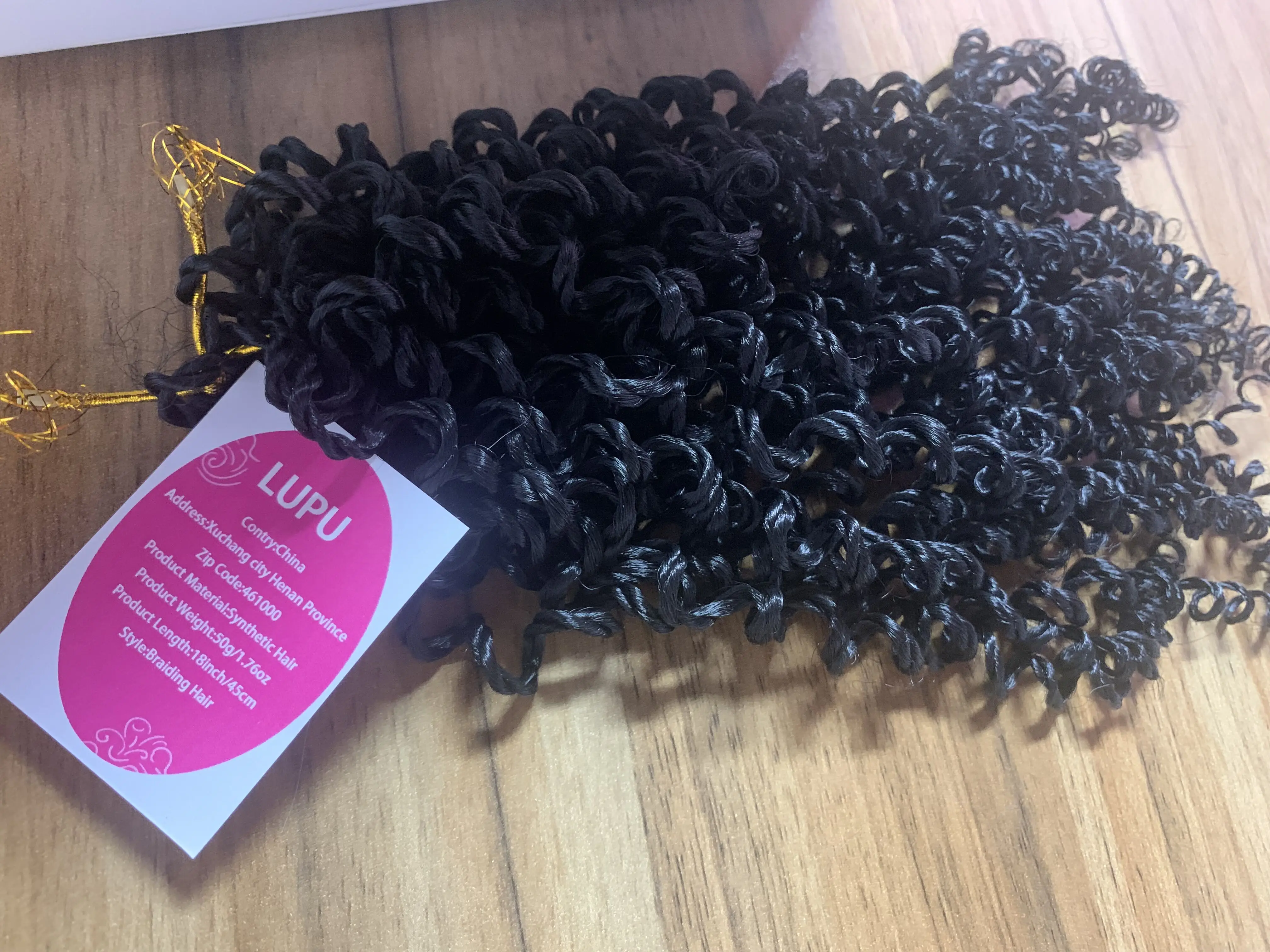 LUPU Synthetic Short Yanky Twist Crochet Hair 8 Inch 8 Packs Prelooped Crochet Hair For Women Braiding Passion Twist Crochet