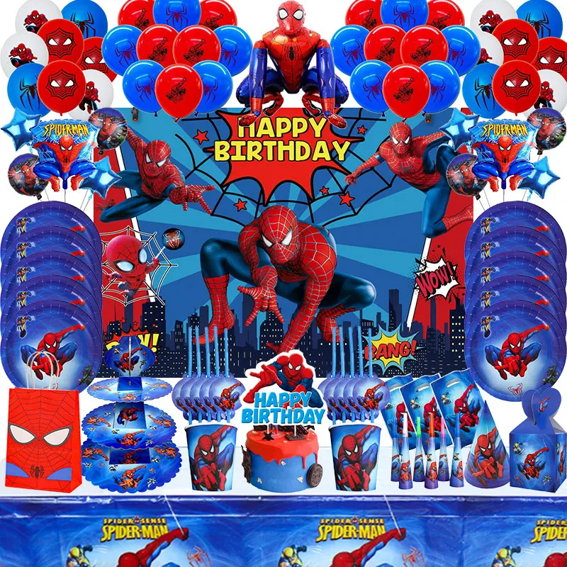 Spiderman Kids - Juego De Vajilla De 6 Piezas Para Niños, Plato, Taza, Cuchillo, Tenedor, Cuchara, Vajilla Para Niños