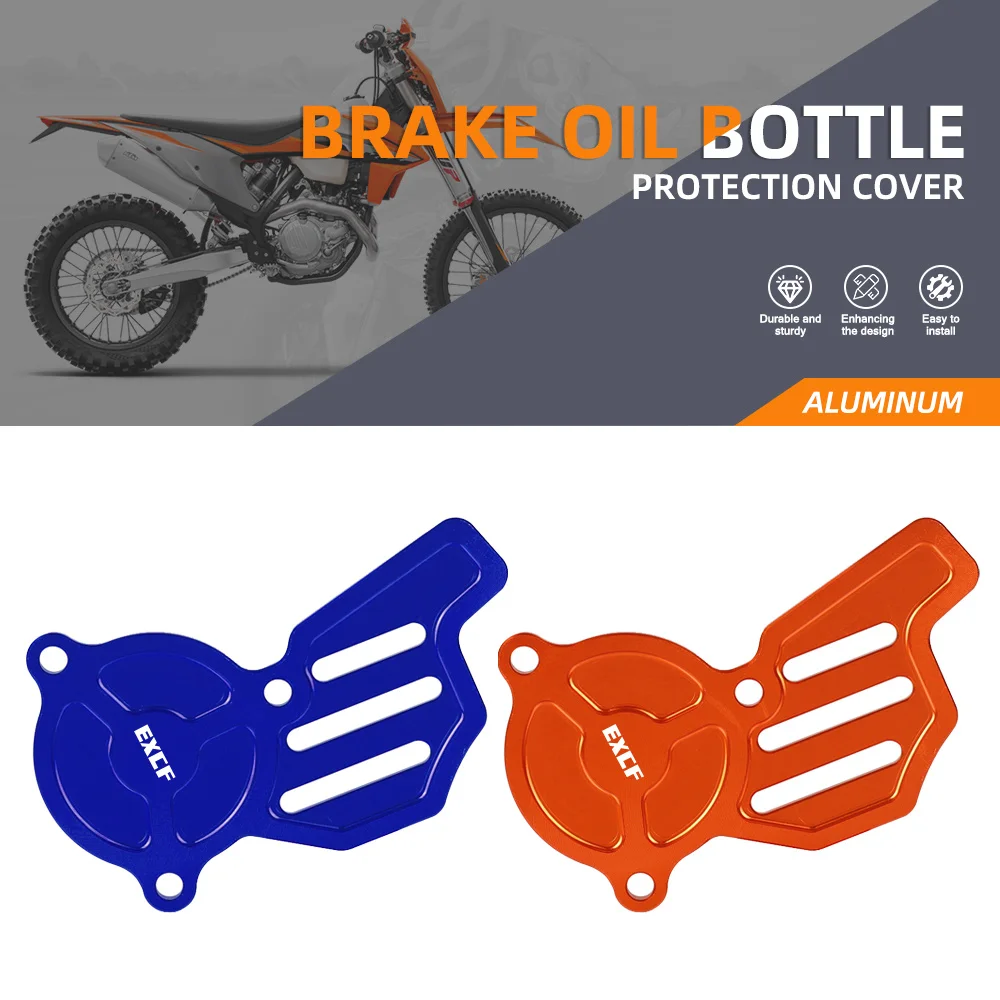 

Brake Oil Bottle Protection Cover For 450 EXCF SIX DAYS SXF XCF 500EXCF 450SXF Factory Edition SIX DAYS 2017 2018 2019 2020 2021
