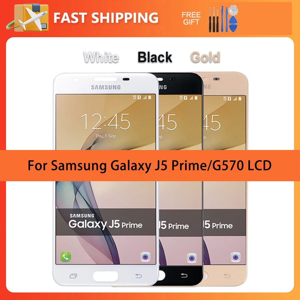 

5.0" Display For Samsung Galaxy J5 Prime LCD G570 G570F LCD Touch Screen Digitizer Assembly For Galaxy J5 Prime LCD